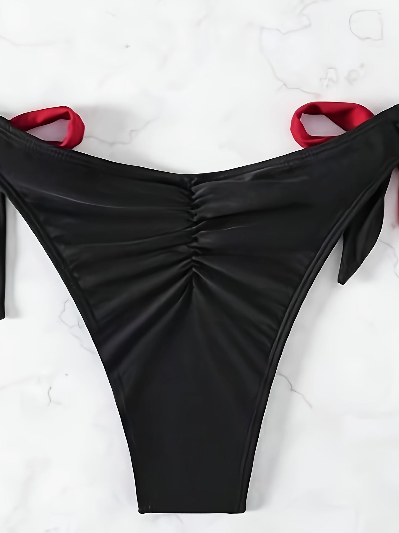 2-teiliges Bikini Set, Tube Top mit Ring und Höschen