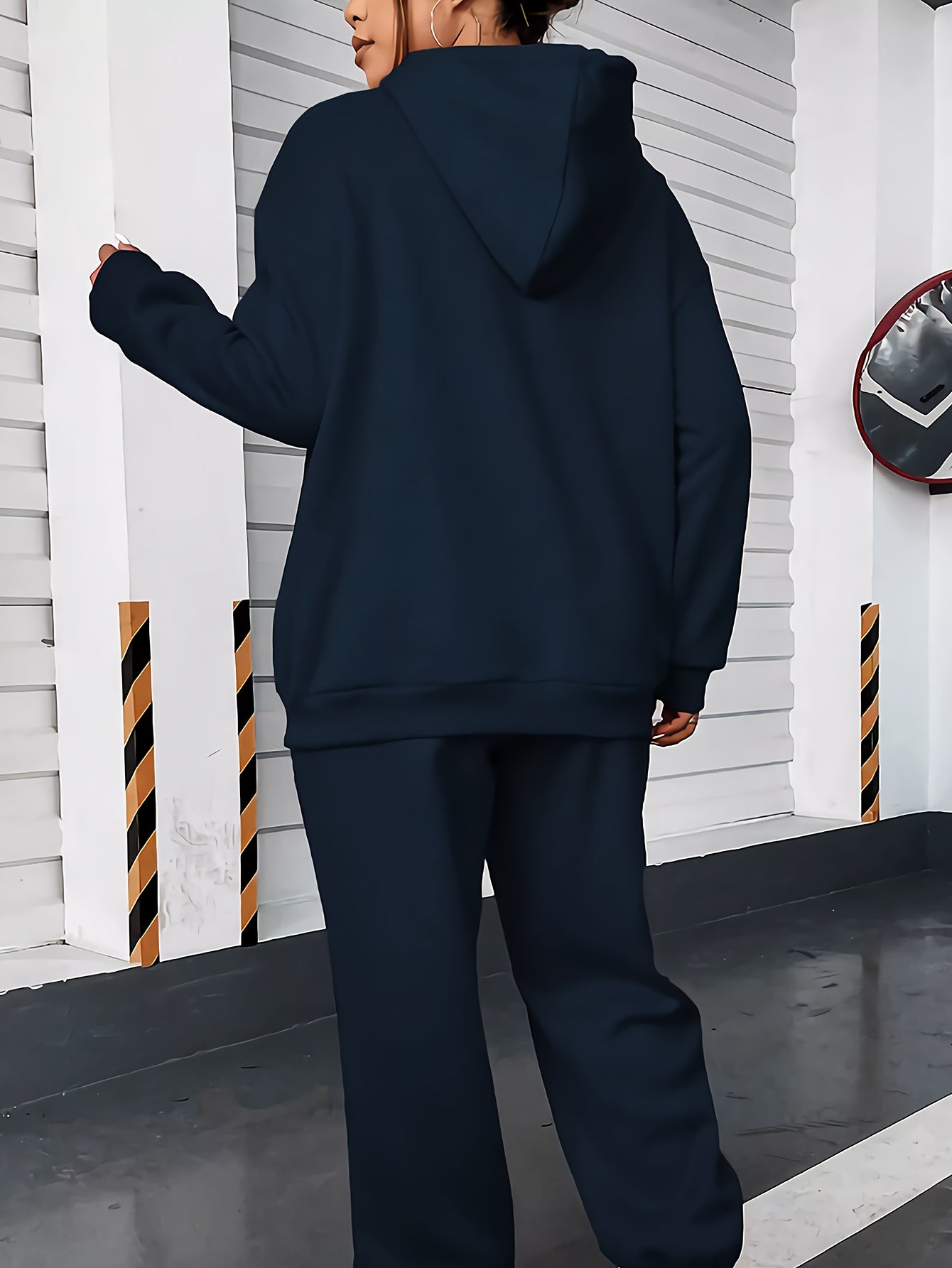 Paris lässiges Hoodie- und Jogginganzug-Set für Damen Herbst/Winterkollektion