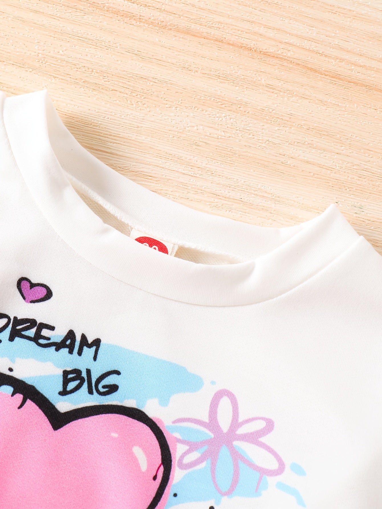2-teiliges Baby-Mädchen-Outfit mit Sweatshirt und Jogginghose