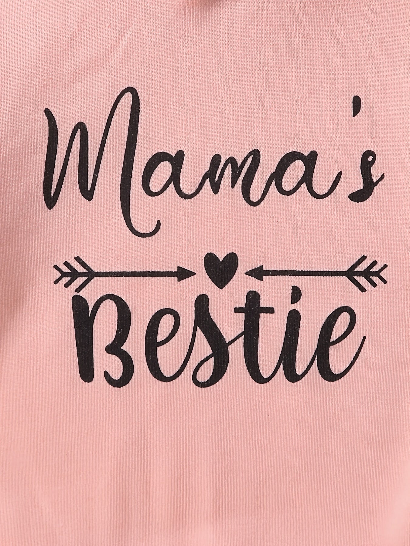 2-teiliges Mädchen-Set mit Kapuzenpullover und Jogginghose MAMA'S BESTIE