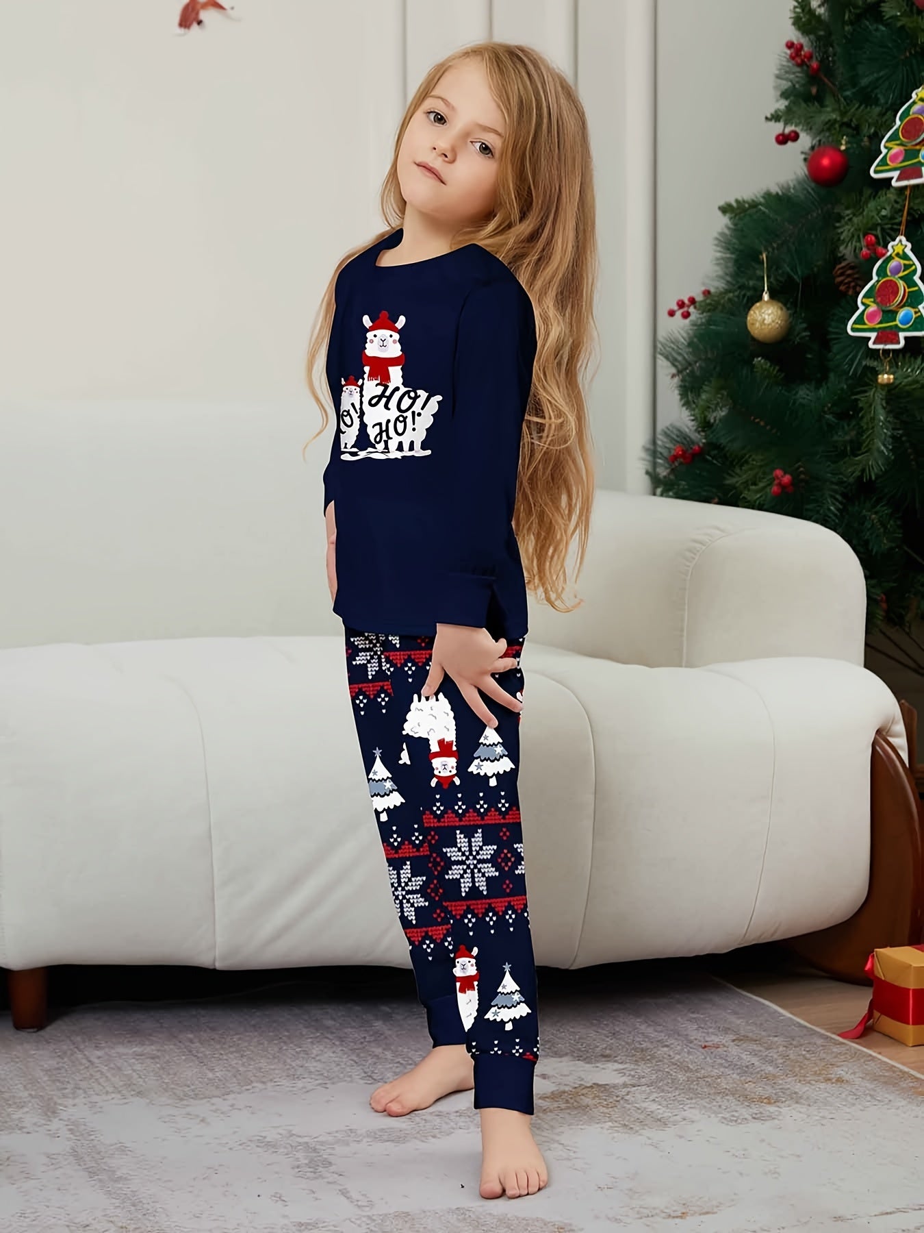 Gemütliches Weihnachts-Pyjama-Set für Erwachsene und Kinder