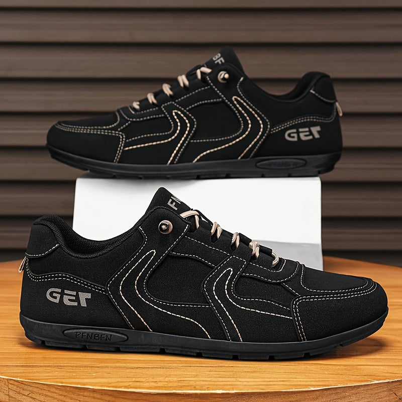 Lässige Sneaker für Herren im Retro-Stil – strapazierfähige Halbschuhe rutschfest