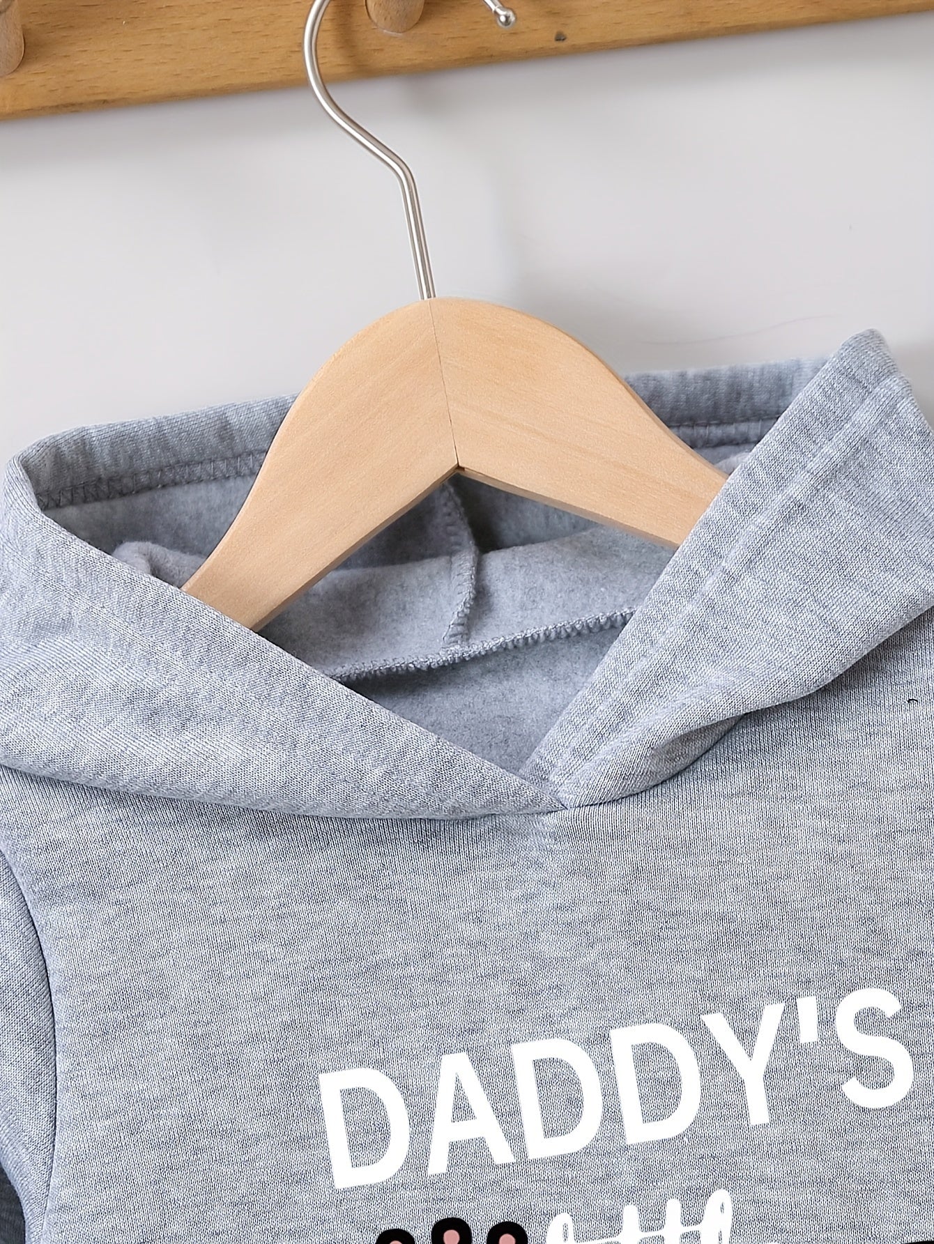 2-teiliges Set für Mädchen „Daddy's Little Princess“, Kapuzenpullover + Jogginghose