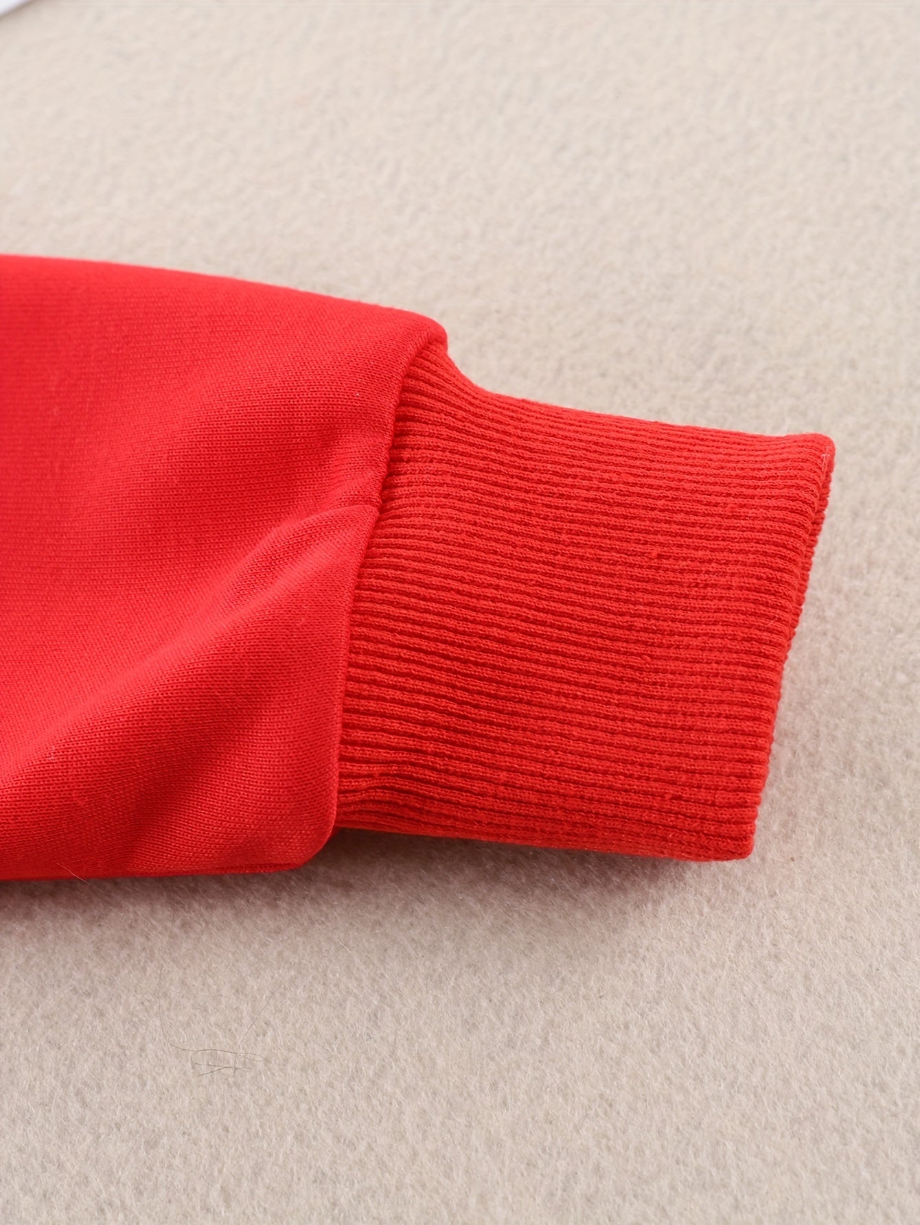 Einfarbige Outfits für Mädchen, 2-teilig, Pullover + Hose mit weitem Bein