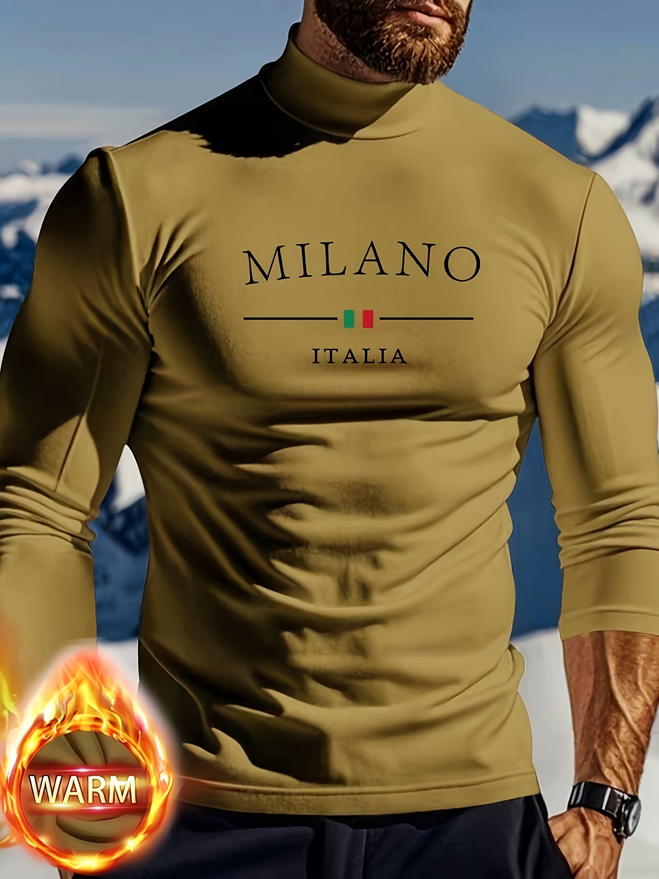 LHeurystic Langarm-Thermo-Shirt für Herren – Milano Italy