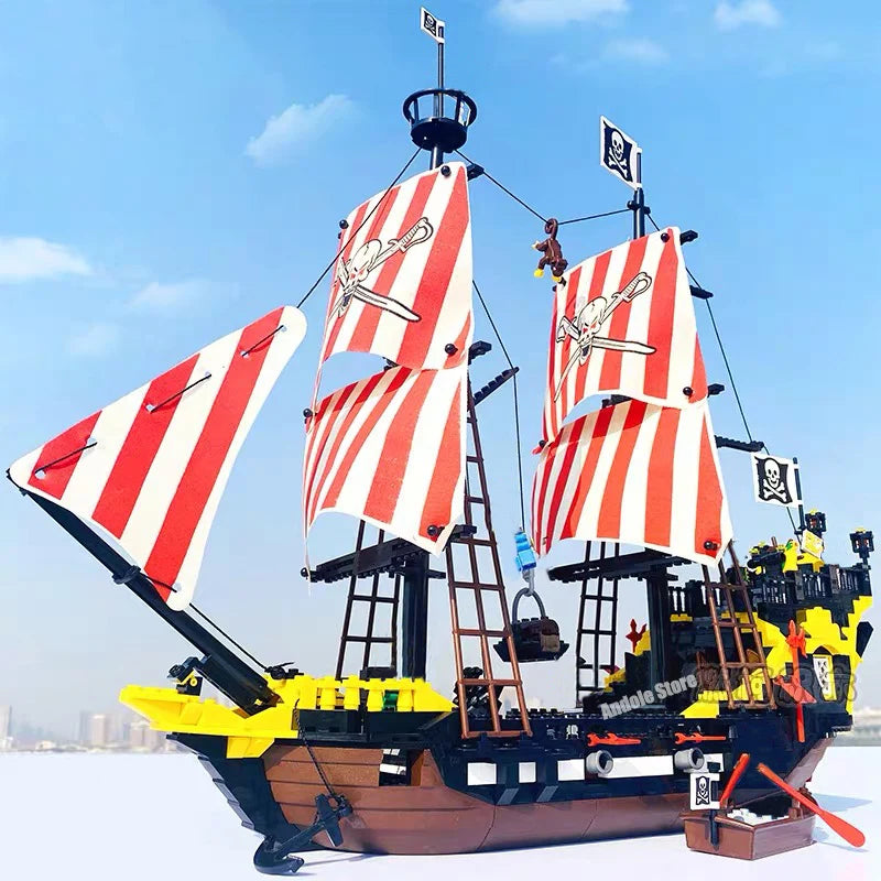 Bausteine-Set Piratenschiff Militär Piraten Royal Guards