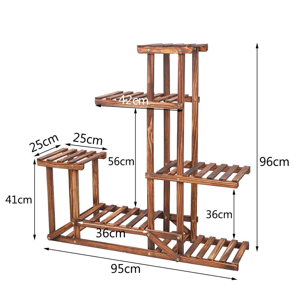 Holzständer Regal für Pflanzen