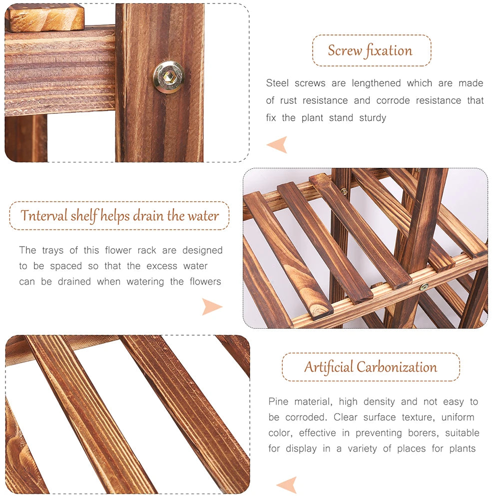 Holzständer Regal für Pflanzen