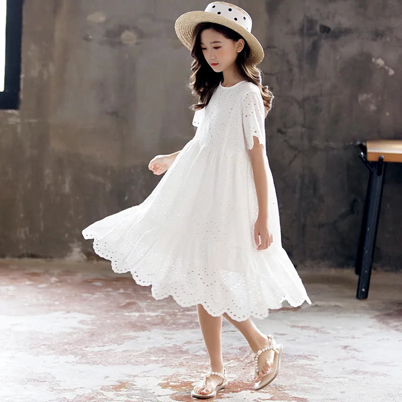 2024 Summer Mädchen Kleid Größe 110-160