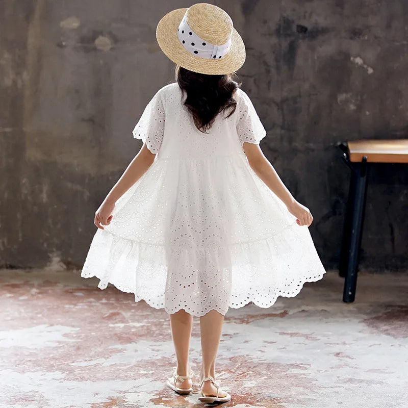 2024 Summer Mädchen Kleid Größe 110-160