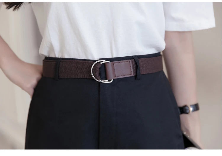 Jielur Shorts mit Gürtel kurze Hose