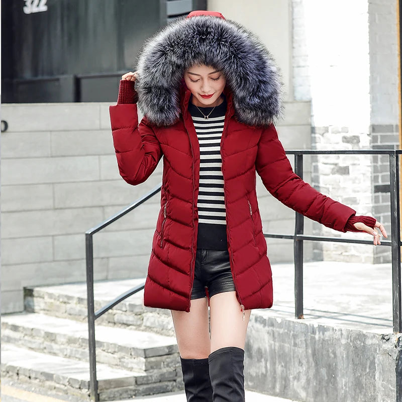 Damen Winterjacke Mantel Parka Jacke
