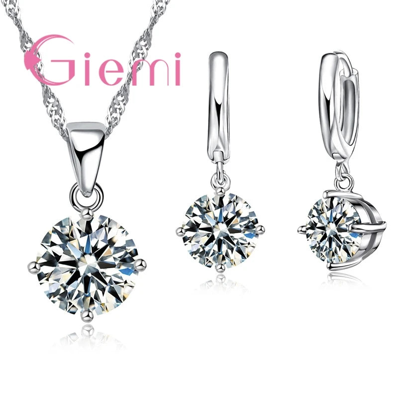 Modeschmuck Halskette mit Anhänger Farbe 925er-Sterlingsilber