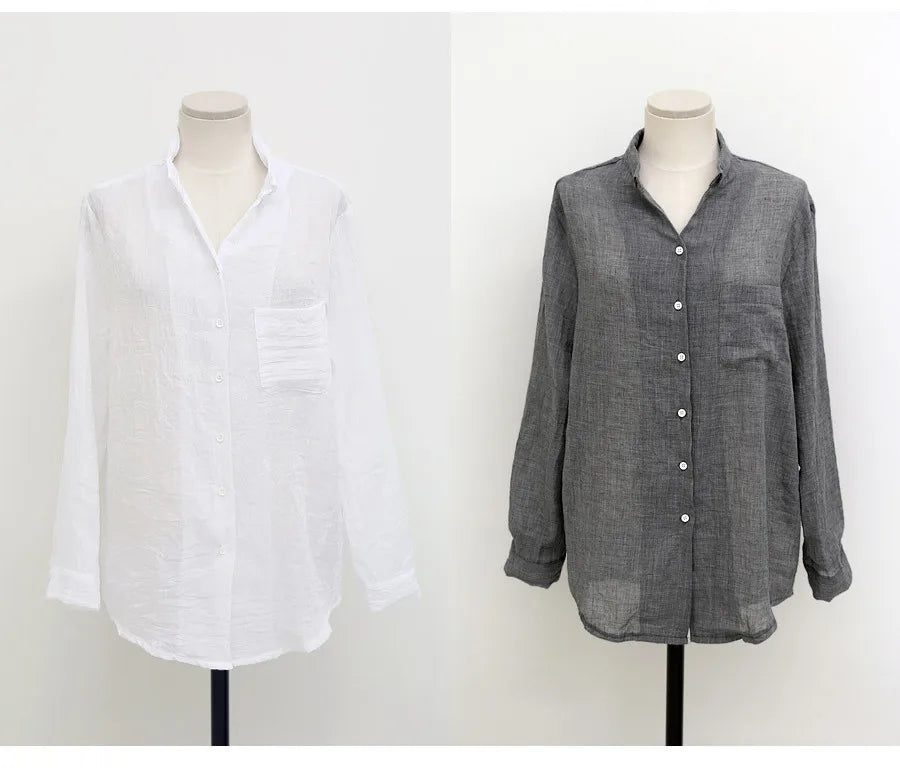 Chemisier Damen Bluse Hemd Mode 2022