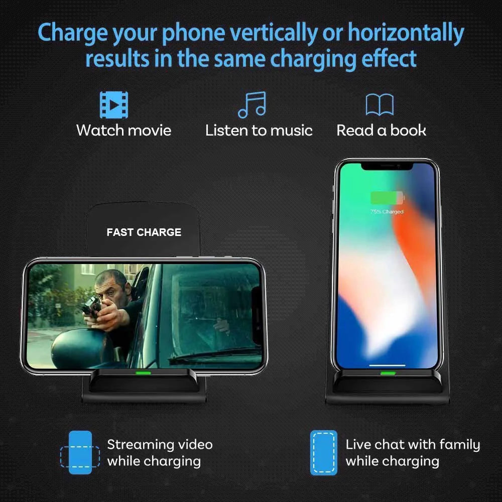 30w kabelloses Schnellladegerät 2in1 für Samsung, I Phone