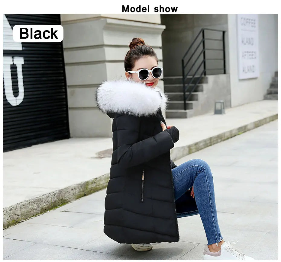 Damen Winterjacke Mantel Parka Jacke