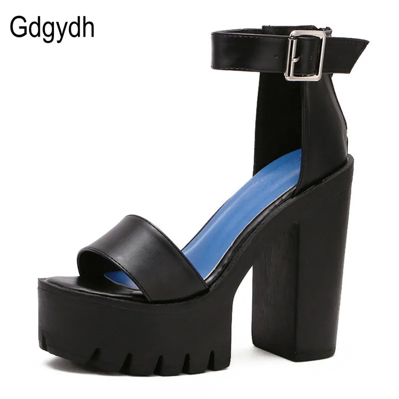 Hohe Damen Absatz Schuh / Sandale High Heel Pumps