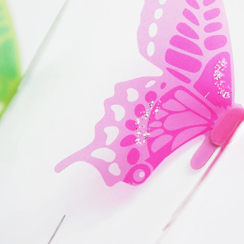 18 Teile/satz 3d Kristall Schmetterling Wandaufkleber