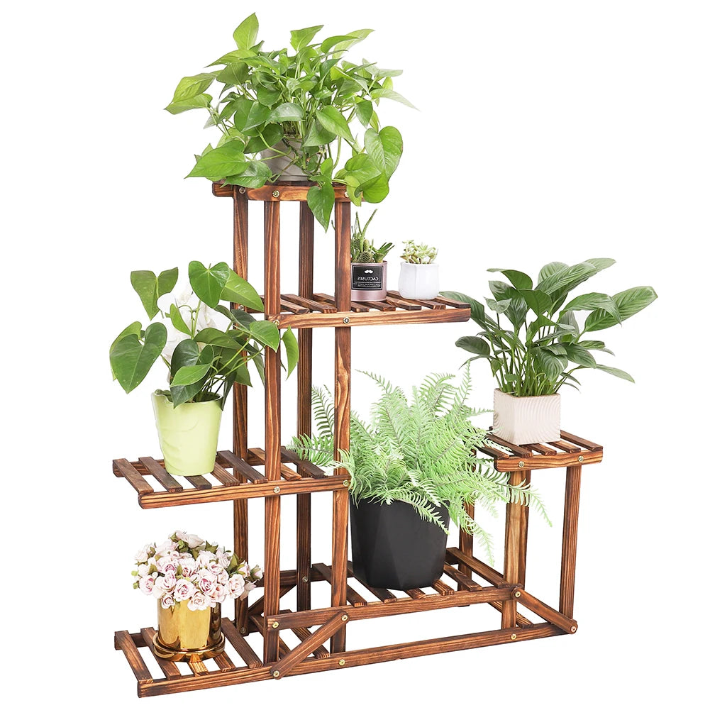 Holzständer Regal für Pflanzen