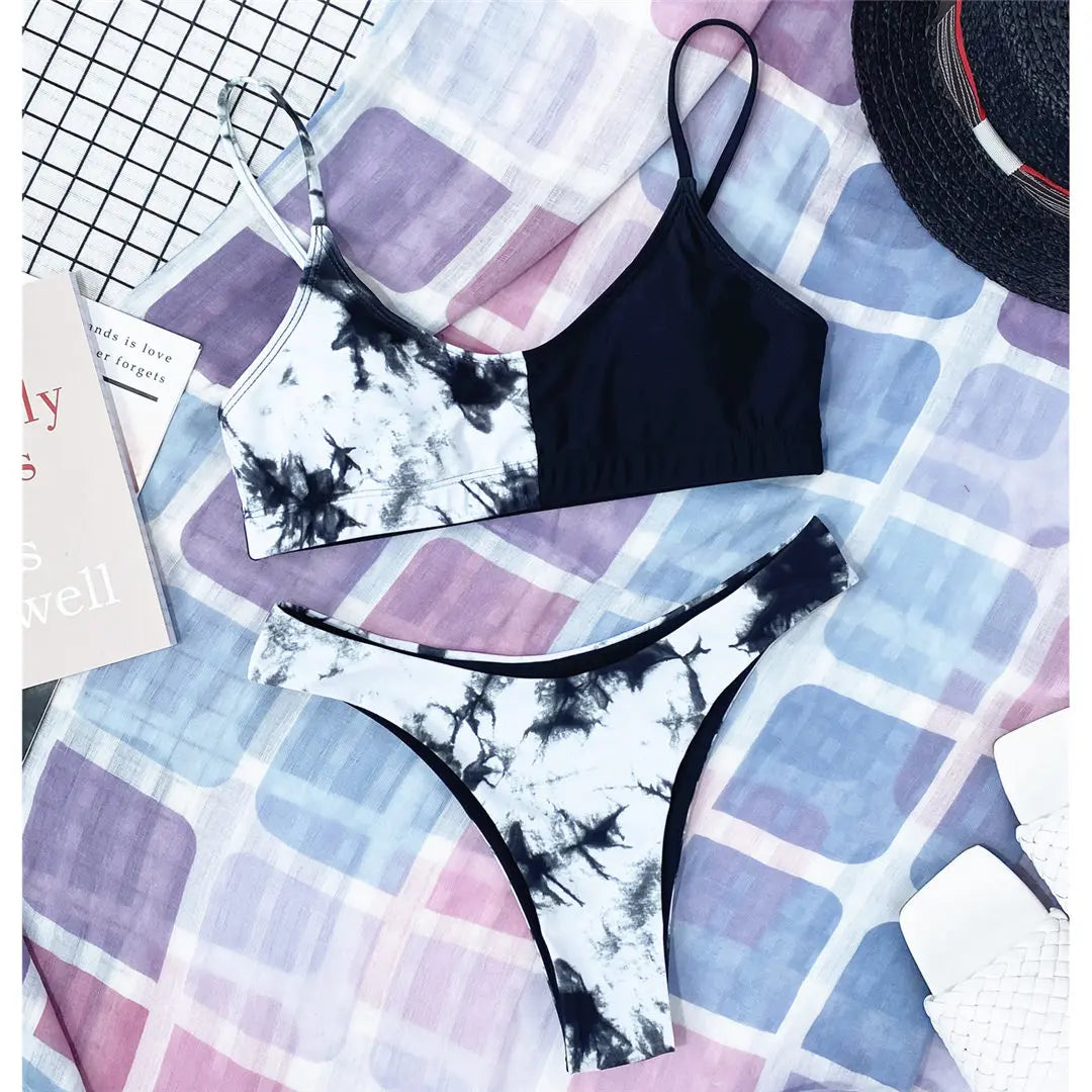 14 Farben S - XL Sexy Leopard Bikini - Set
