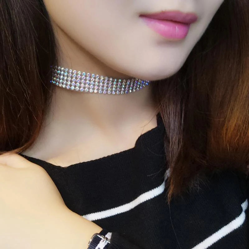 SUMENG 2024 Modeschmuck Halskette Strass