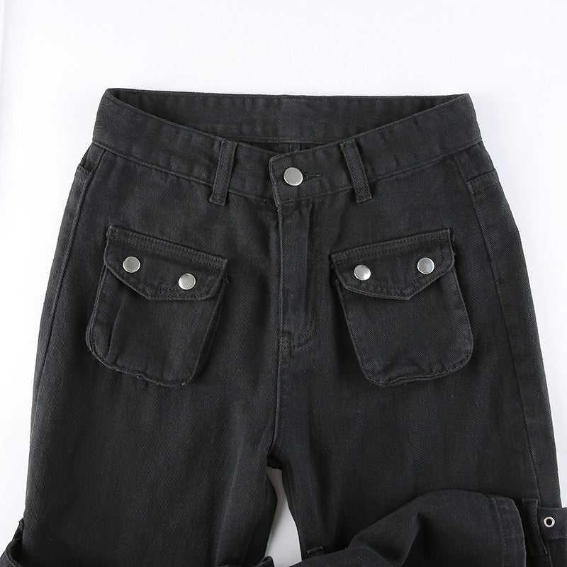 Goocher E-Girl Gothic Cargohose / Hose