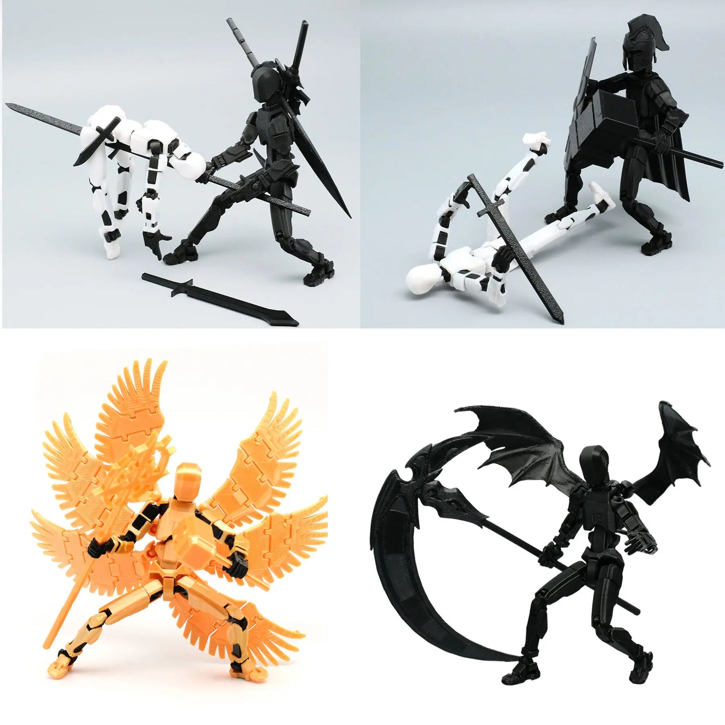 Beweglicher Shapeshift-Roboter mit mehreren Gelenken 2.0 Actionfigur