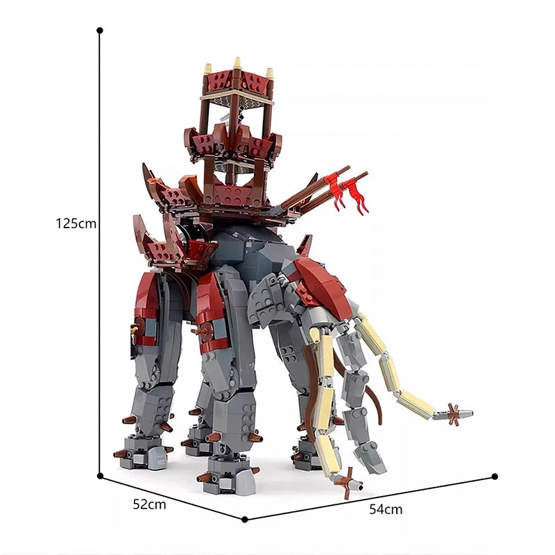 Brickpanda Oliphant Elefantenförmiges Tier Bausteine Set
