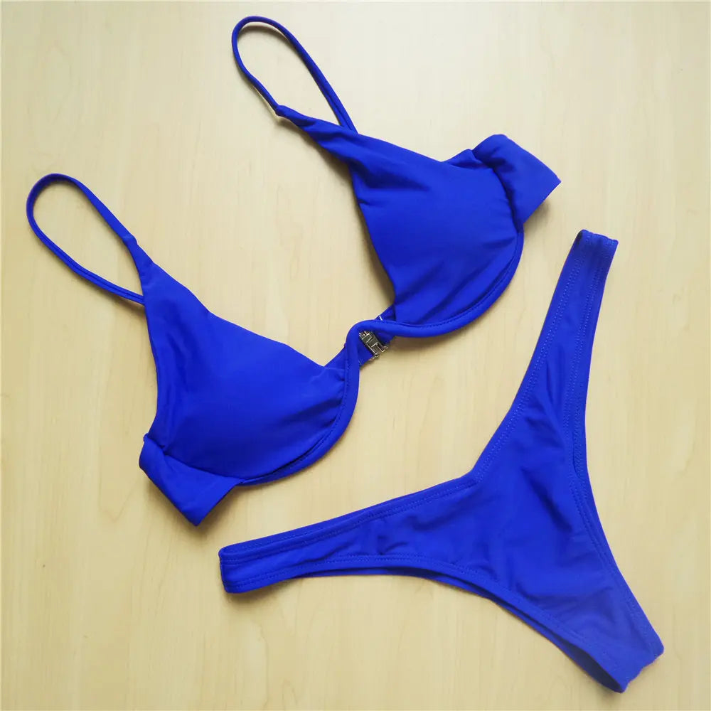 Bikini Set einfarbig