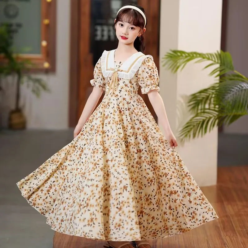 2024 Summer Mädchen Kleid 4-15 Jahre