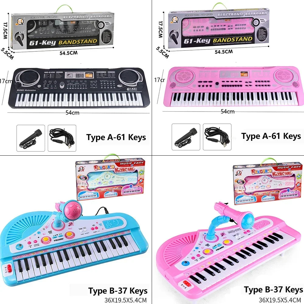 Kinder Keyboard mit Mikrofon für Anfänger
