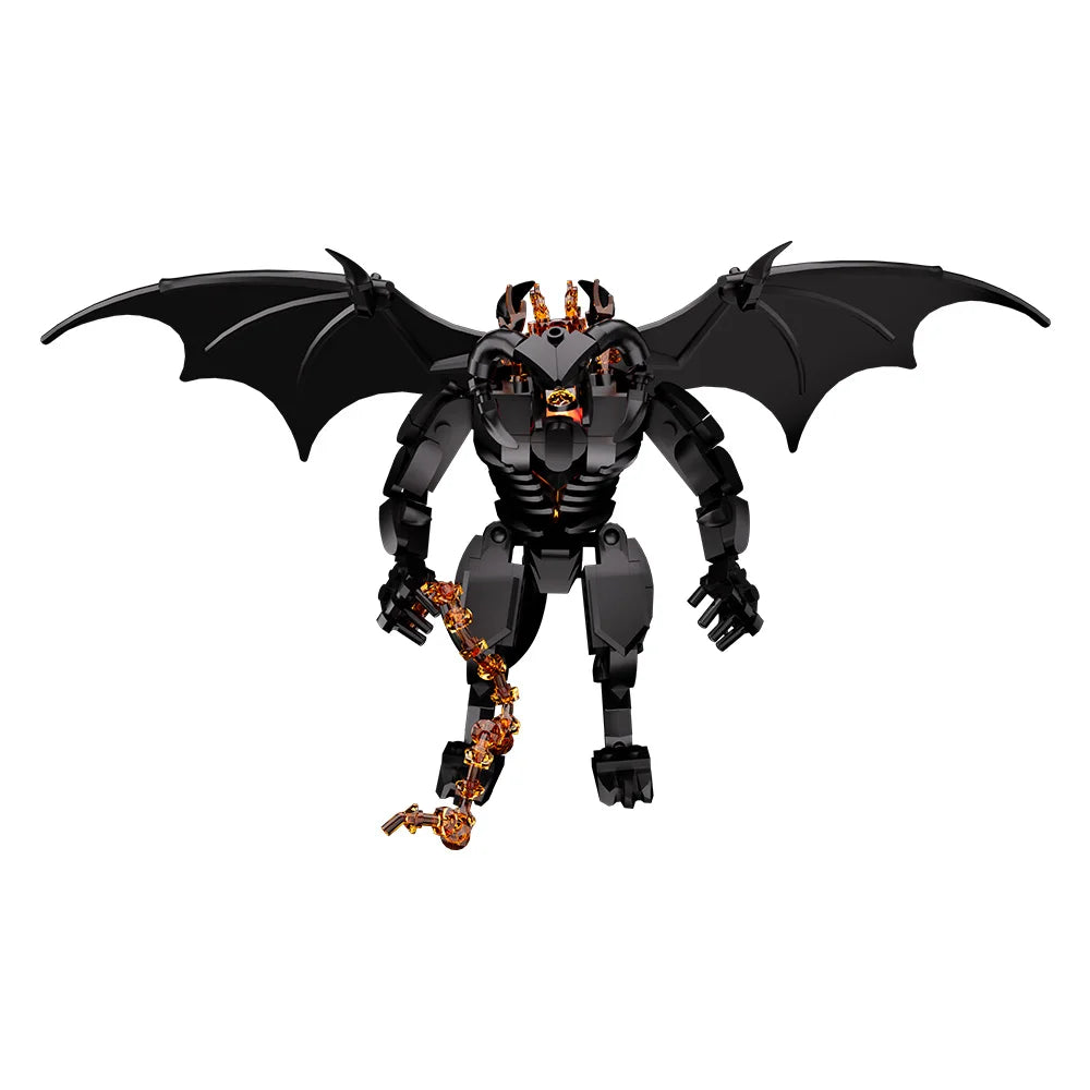 Brickpanda Figur Balrog Modell Bausteine Moria Dämon