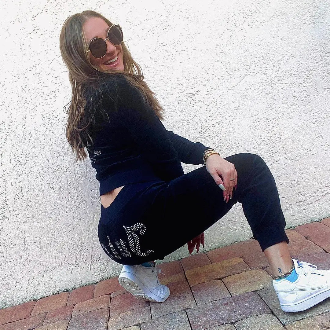 Bigg Orange Damen Jogginganzug Model Juicy