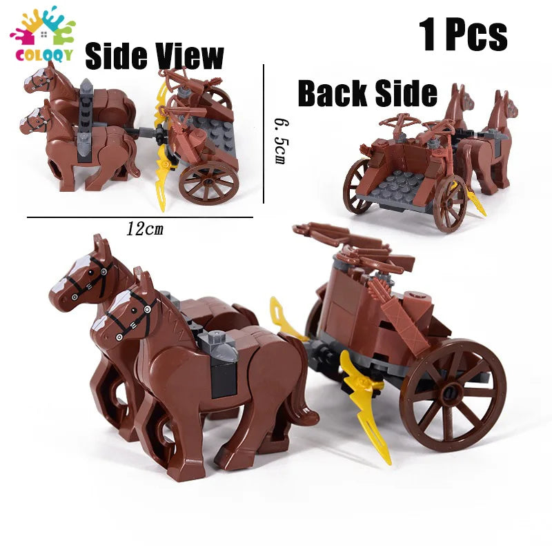 COLOQY Römische Legion Bausteine Set Centurion Soldaten Minifiguren