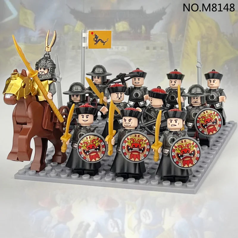 MINISO Bausteine, Figuren, Cartoon-Charaktere, Soldaten, Mini Figuren Bausteine Set