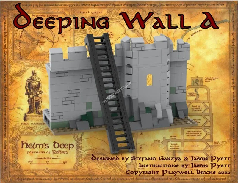 Brickpanda 6189pcs Helms Deep UCS Scale Model Building Blocks