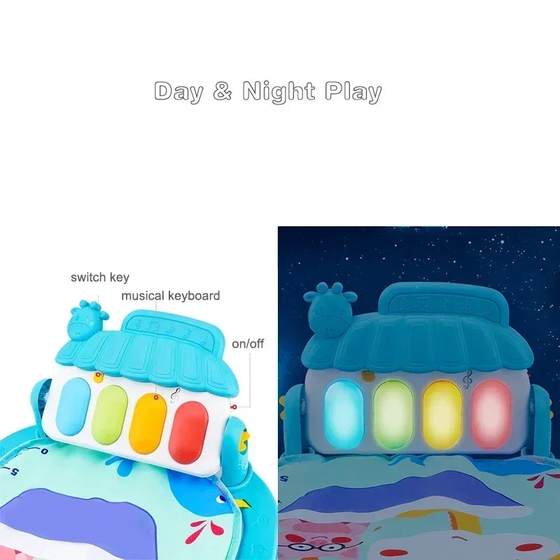 Baby Musik Matte mit Klavier Tastatur Teppich