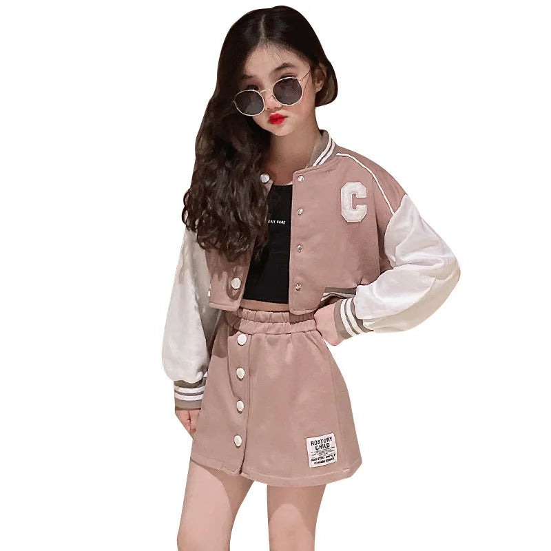 2024 Outfit Rock mit Jacke Neu 5 bis 16 Jahre