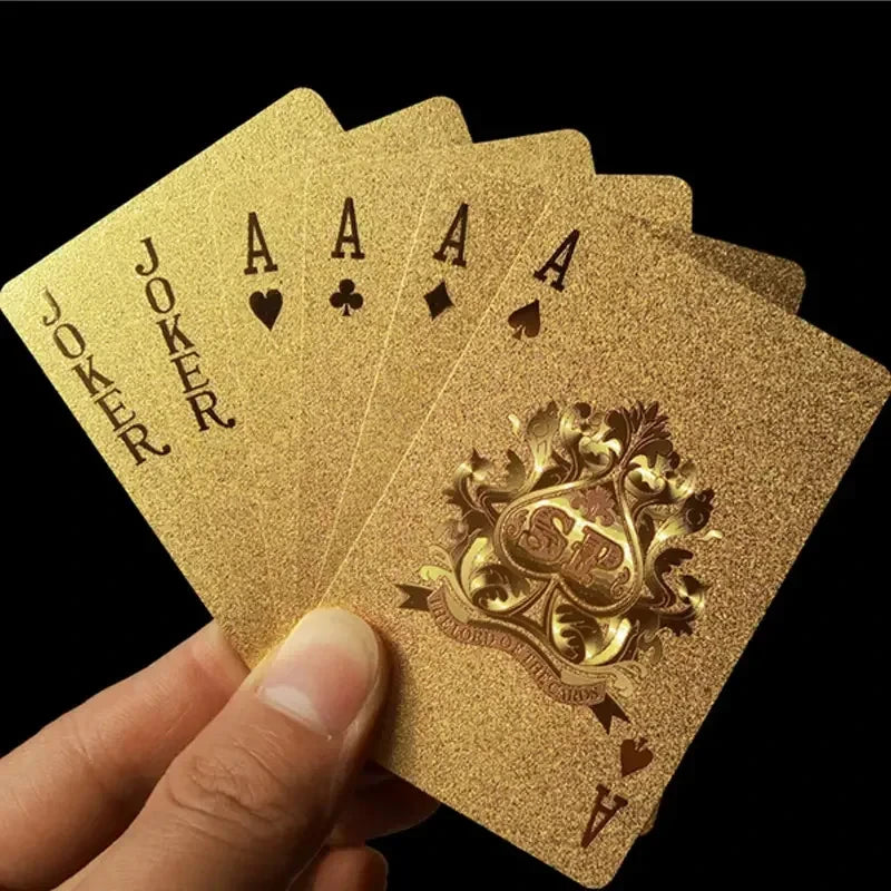 24K Gold Poker Kartendeck