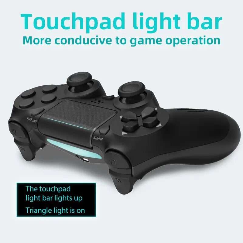 DATA FROG Bluetooth-Kompatibel Game Controller für PS4/Slim/Pro Wireless
