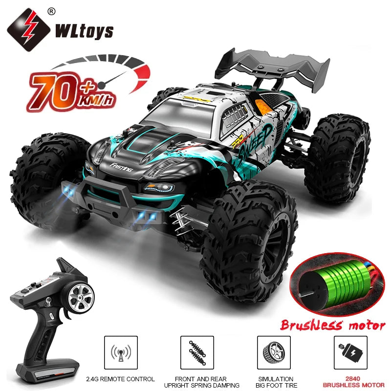 1:16 4WD RC Auto mit LED-Fernbedienung