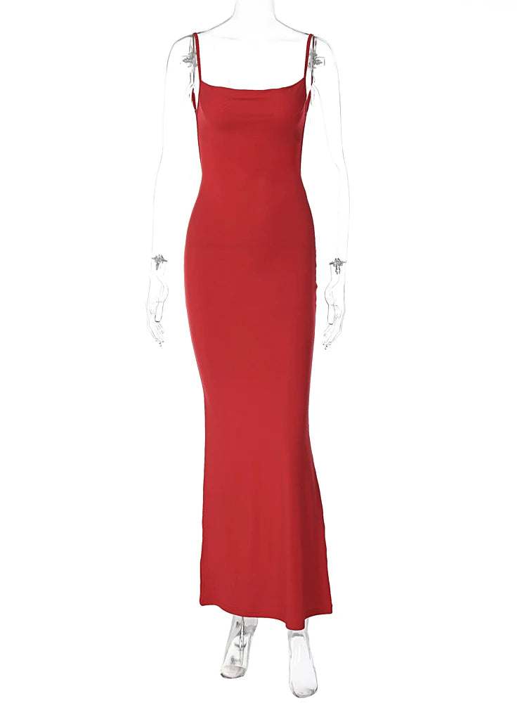 Hugcitar 2024 Frühling langes elegantes Kleid