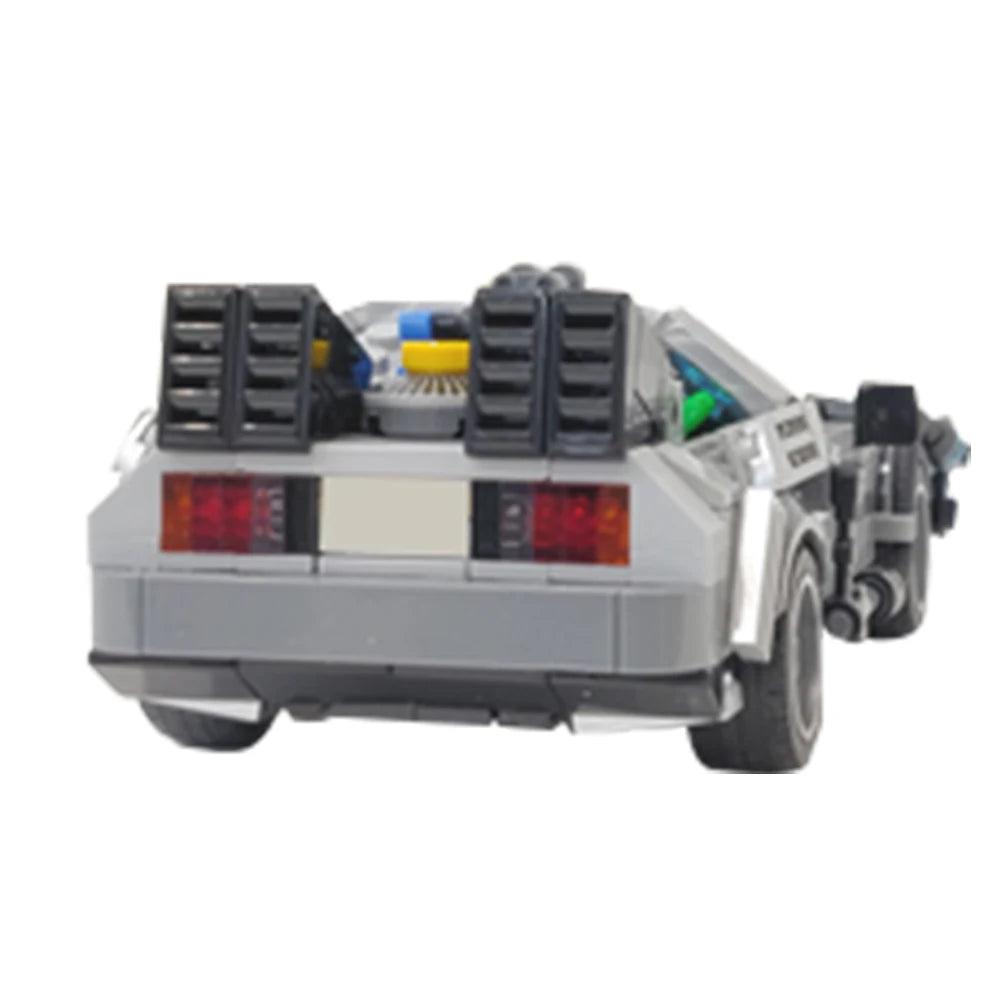 Gobriks Delorean Zurück in die Zukunft Rennwagen Zeitmaschine Bausteine-Set