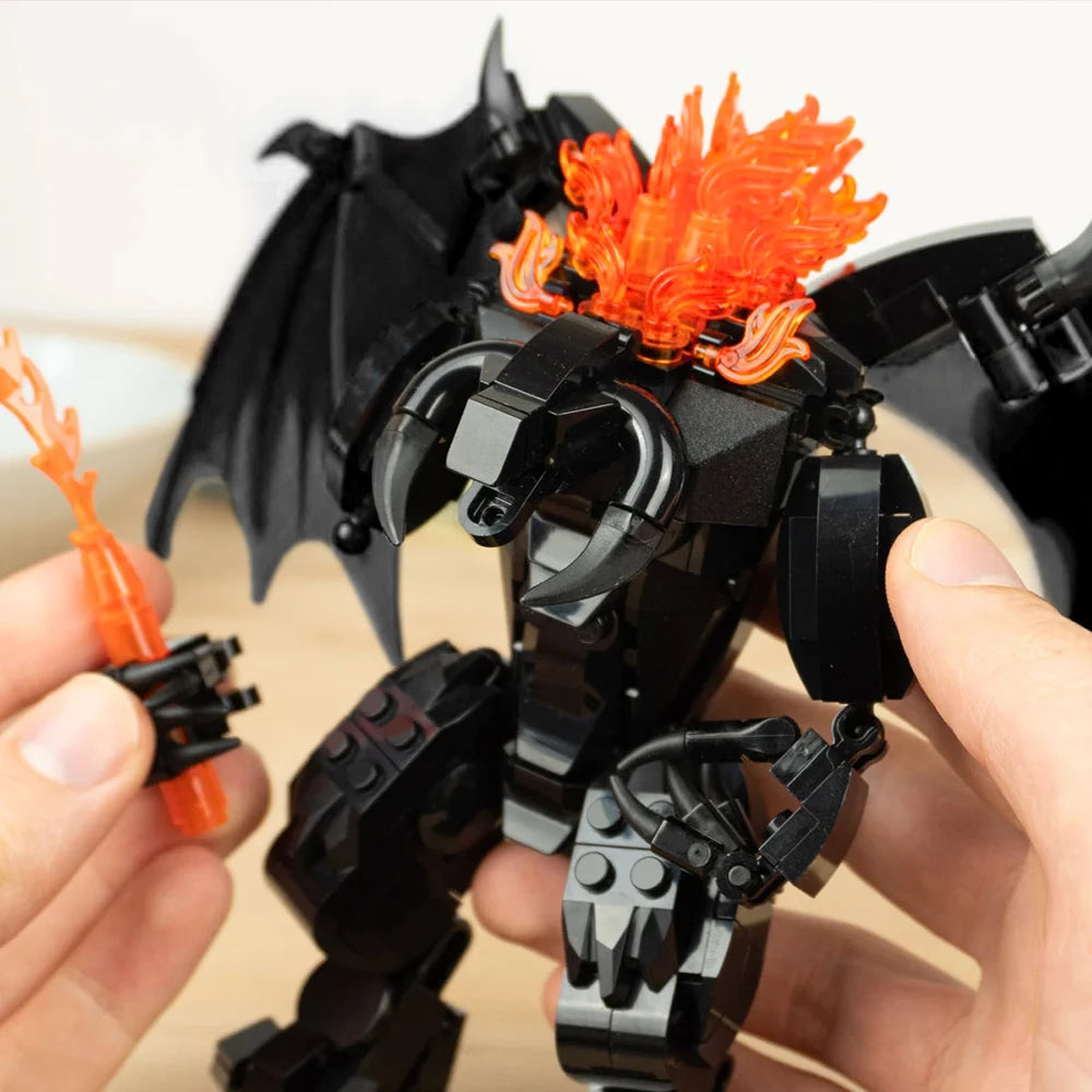 Brickpanda Balrogs,Treebeard Monster Baustein Set
