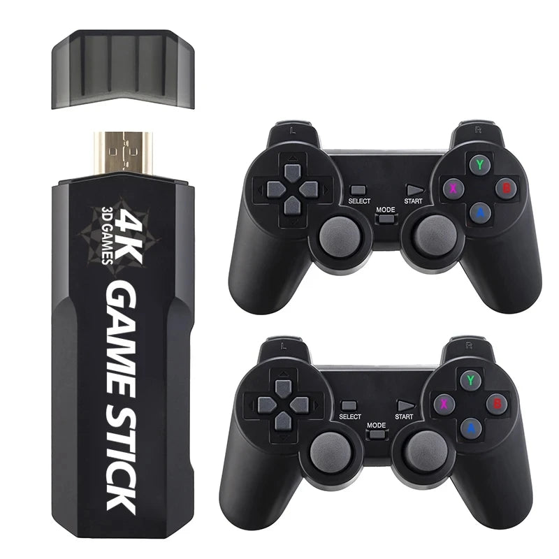 GD10 Game Player 256G 4K HD Game Console Wireless 2.4G Controller 58000 Games