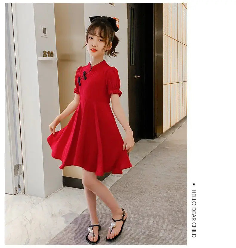 2024 Sommerkleid Mädchen 4-14 Jahre