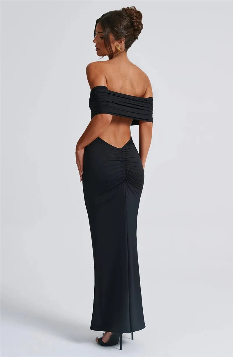 Mozision langes eleganter Kleid