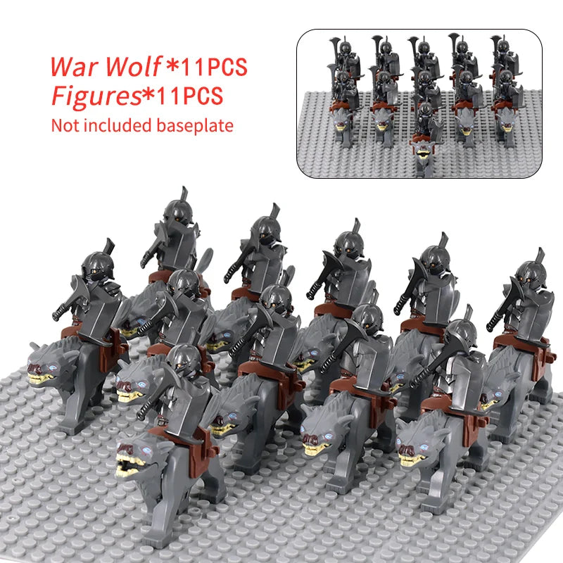 Brickpanda / Die Elfen, Soldat oder Orks Armee Figuren SETS Bausteine