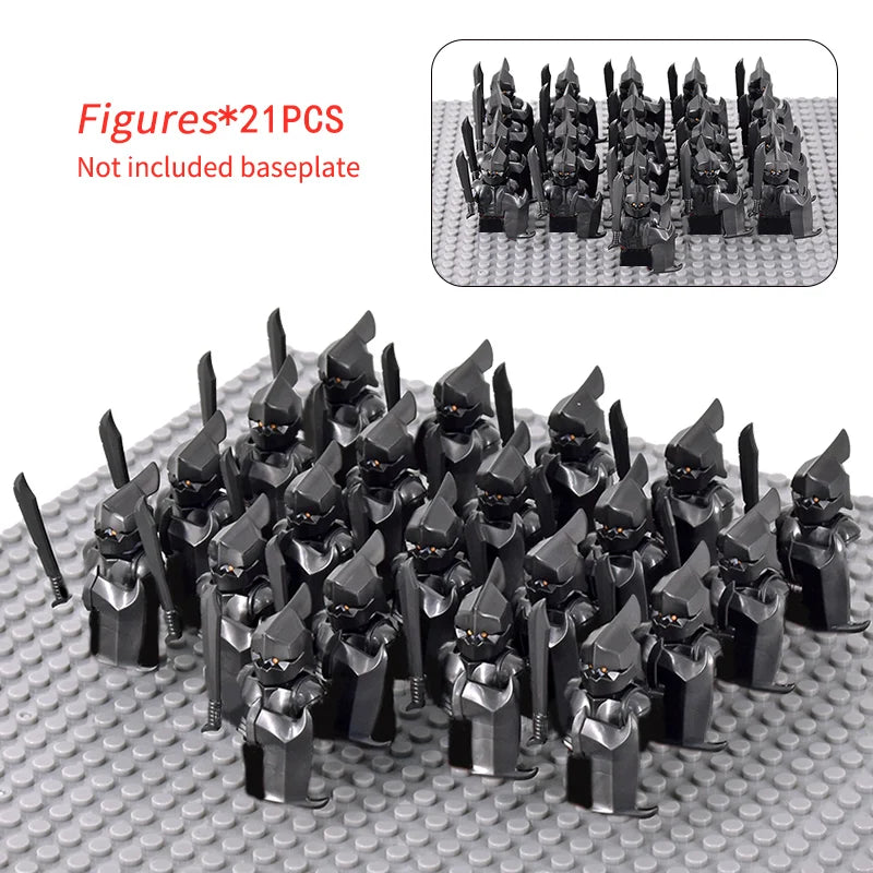 Brickpanda / Die Elfen, Soldat oder Orks Armee Figuren SETS Bausteine