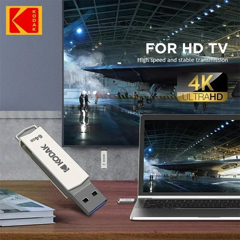 KODAK USB3.2 Type C Flash Drive 256GB 128GB 32GB Pendrive